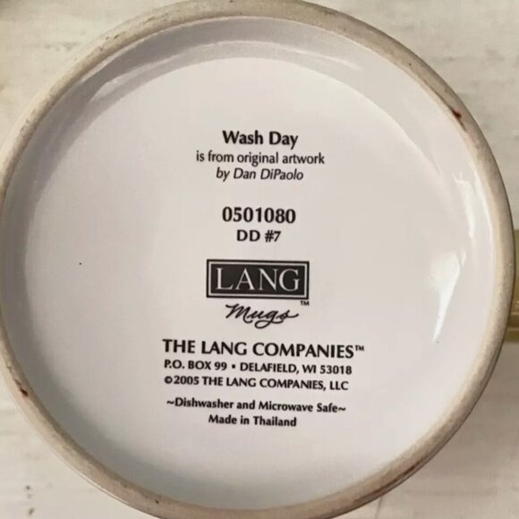 Girlfriends Show Their True Colors Coffee Mug Cup Dan DiPaolo 2005 Lang Wash Day - Picture 6 of 7